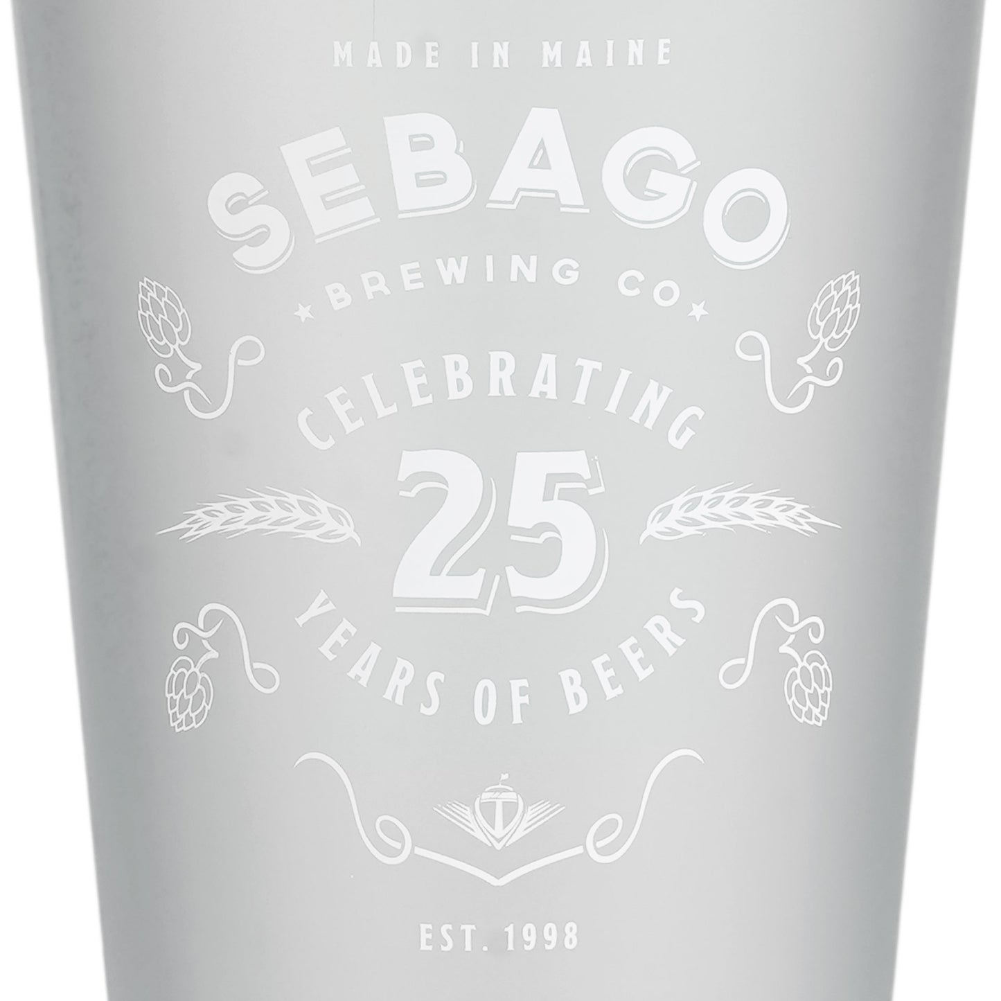 25th Anniversary Pint Glass