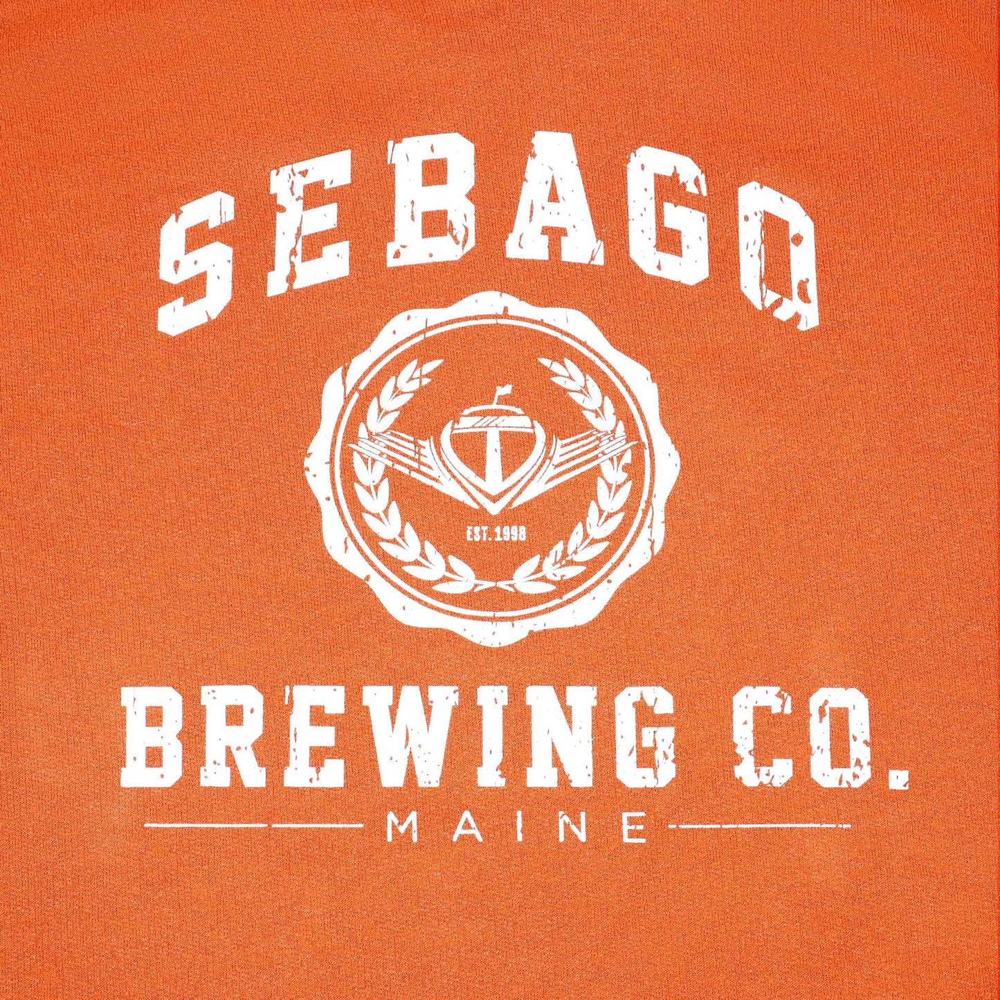 Sebago Pullover Hoodie Orange