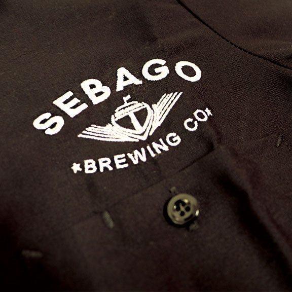 Brewers' Work Shirt - Black & White